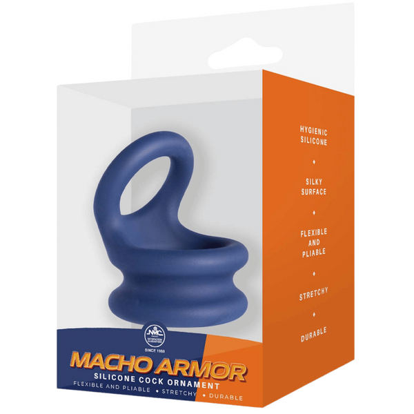 Silicone Cock Ornament - Medium (Blue)