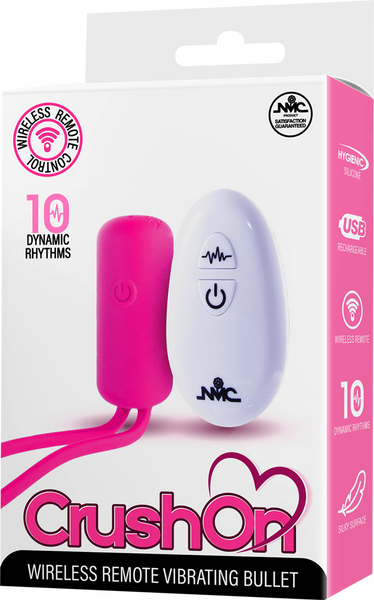 Wireless Remote Vibrating Bullet (Pink)-FVRQ005A00-027