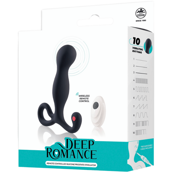 Remote Controlled Silicone Prostate Stimulator (Black)