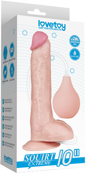 10 Squirt Extreme Dildo (Flesh)