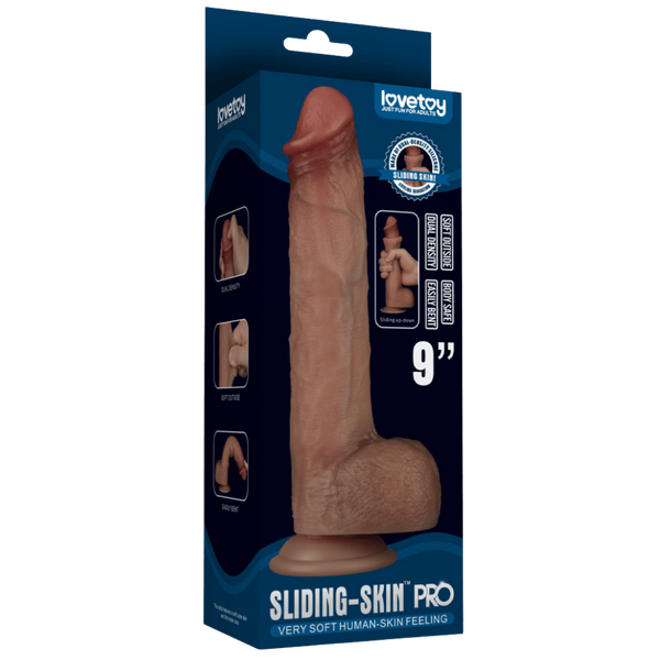 9'' Dual Layer Silicone Dong-LV417004