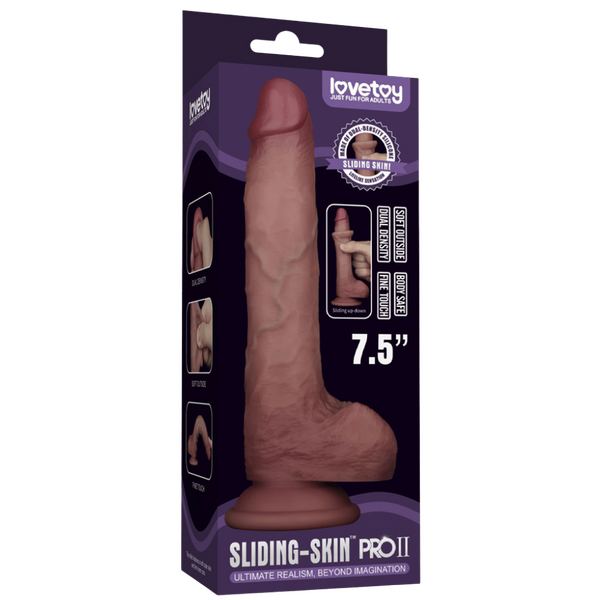 7.5'' Dual Layer Silicone Dong-LV417106