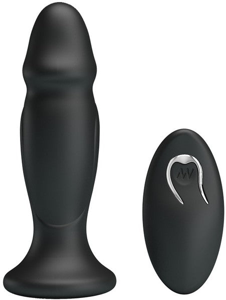 Powerful Vibrating Anal Plug (Black)