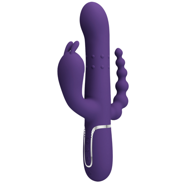 Cammy - 4in1 Multi-function Vibrator (Dark Purple)-BW-500036-2