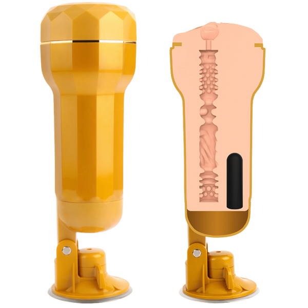 Kelsi Realistic Vagina Vibrating Cup-CN-628302327