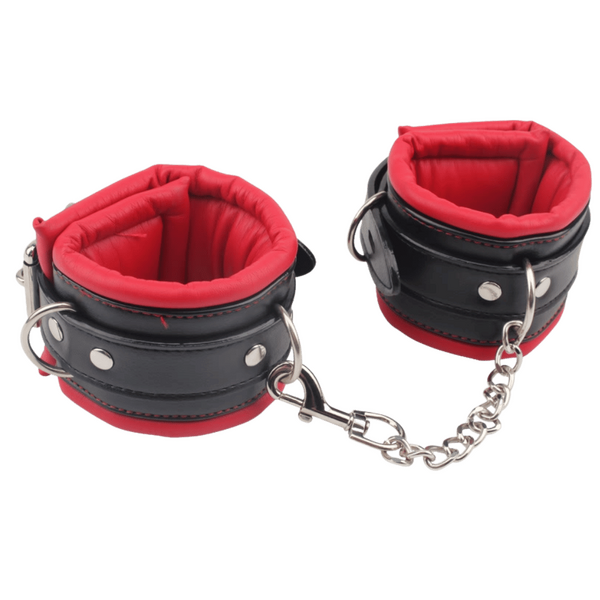 Super Soft Ankle Cuffs (Red/Black)