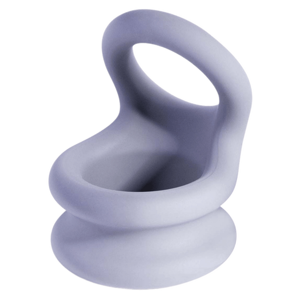 Silicone Cock Ornament - Medium (Grey)