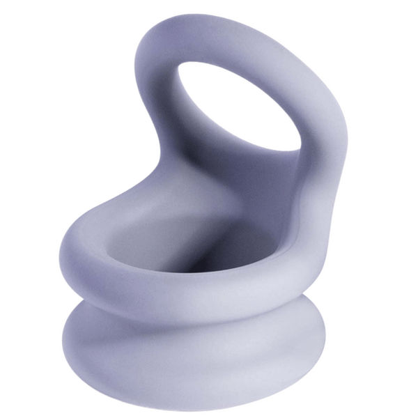 Silicone Cock Ornament - Large (Grey)