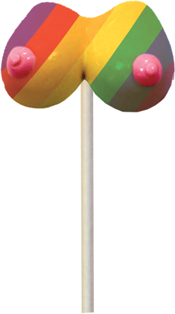 Rainbow Boobie Candy Pop-HP-3020