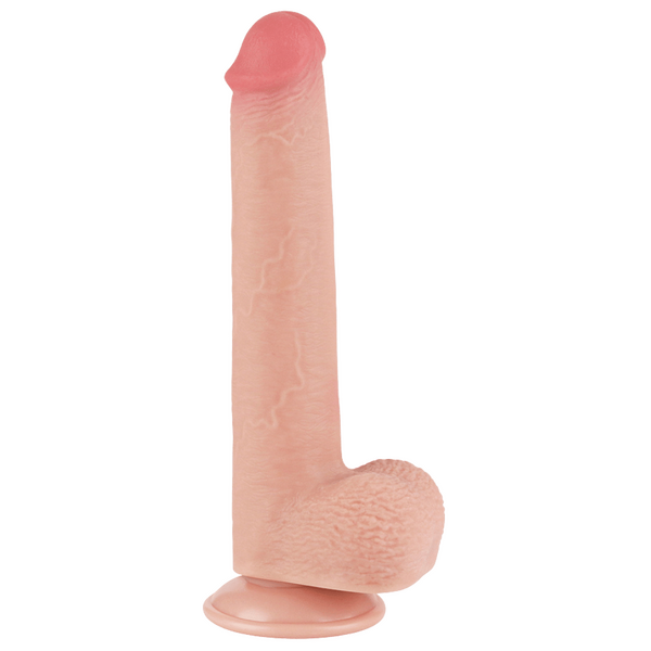 9'' Sliding Skin Dual Layer Dong (Flesh)-LV317210