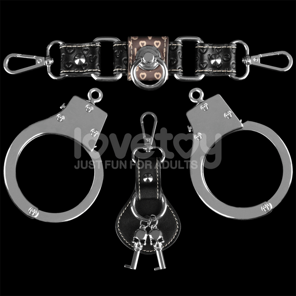 Heavy Metal Handcuffs (Silver)-LV760001