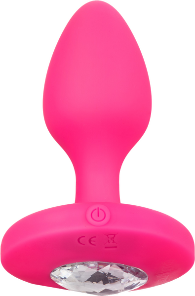 Cheeky Gems Medium Rechargeable Vibrating Probe (Pink)