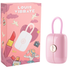 LOUIS - Suction & Vibrating Massager (Pink)-4897127060446
