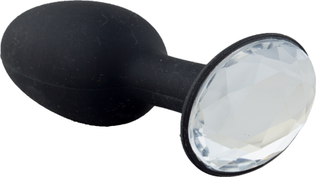 Crystal Amulet Silicone Buttplug - Small-F0141B10PGBX