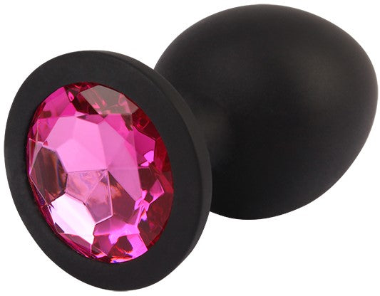 Booty Fantasy 4 Piece Diamond Butt Plug Collection (Black)