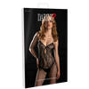 Keyhole Net Bodystocking O/S (Black)-75256-BLACK-O/S