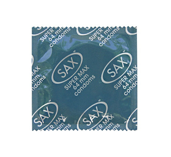Sax Super Max 64mm Condoms - 36 Condoms