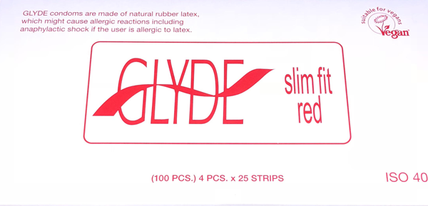 Glyde Condom - Slim Fit 49mm Bulk 100s