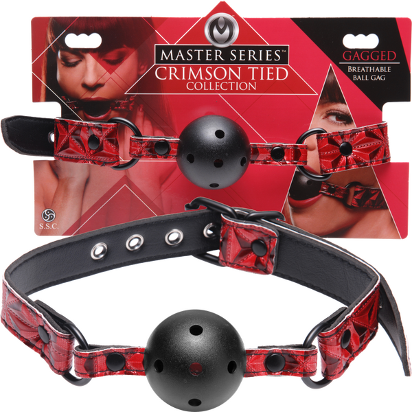 Crimson Tied Breathable Ball Gag