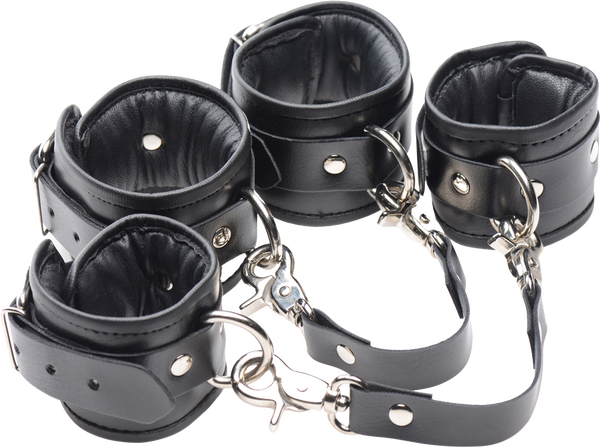 PU Leather Lined Cuffs - Wrist