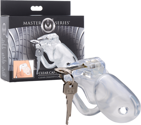 Clear Captor Chastity Cage - Large