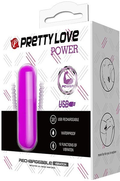 Rechargeable Power Bullet (Purple)