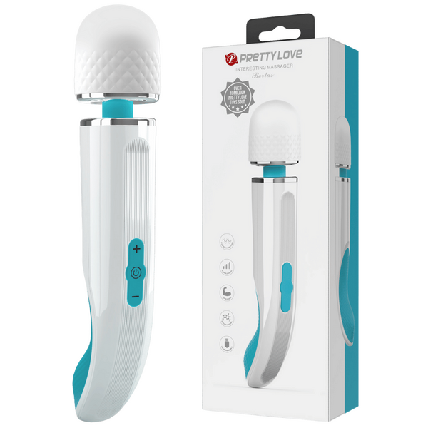 Charming Massager 11.4" (Blue/White)-BI-014808-3