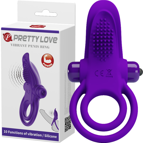 Vibrant Penis Ring (Purple)-BI-210203-1