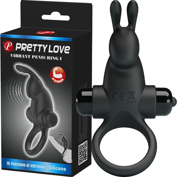 Vibrant Penis Ring I (Black)-BI-210204