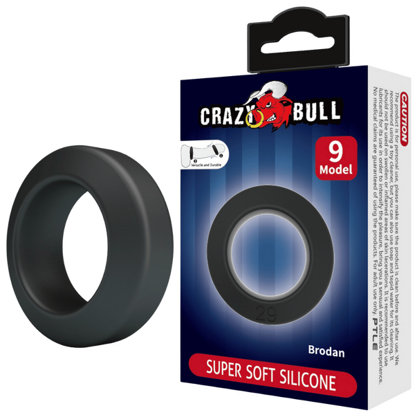 Super Soft Silicone Cockring - Brodan (No.9)-BI-210351