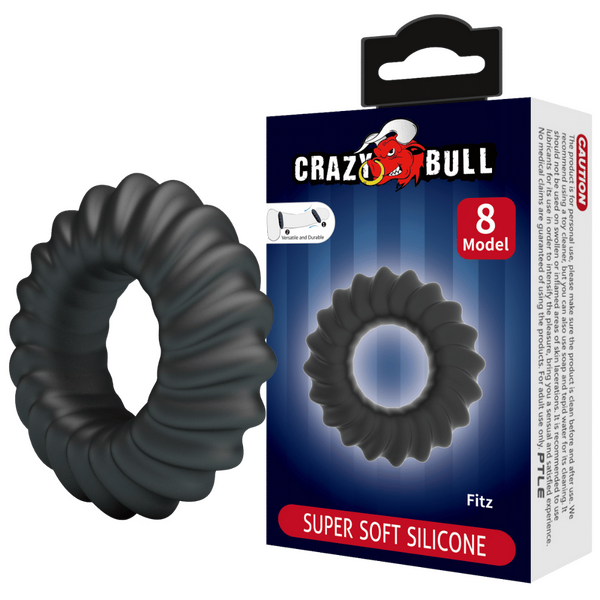 Super Soft Silicone Cockring - Fitz (No.8)-BI-210356
