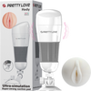 Hedy Ultra Stimulation Vibrating Masturbator (White)-BM-00900T49