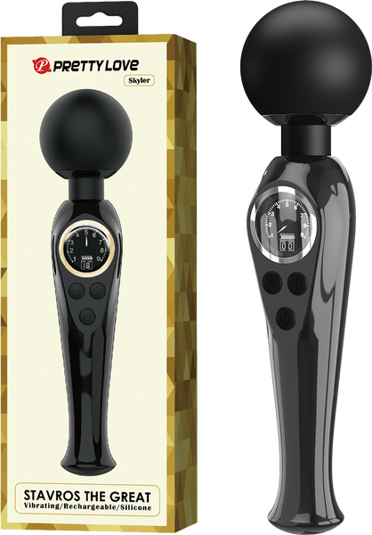 Rechargeable Wand - Skyler (Black)