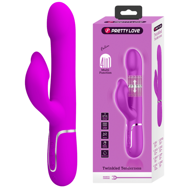 Falin - 4in1 Multi-function Vibrator (Pink)