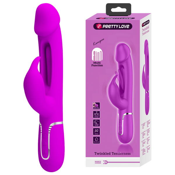 Kampas - 3in1 Multi-function Vibrator (Pink)