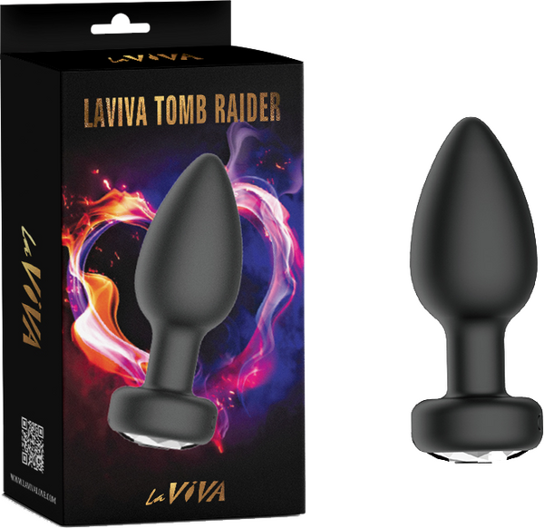 Tomb Raider App Control Butt Plug (Black)