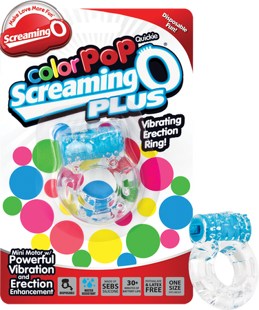 Screaming O Color Pop Quickie Plus (Blue)-CP-SOP-BU-101
