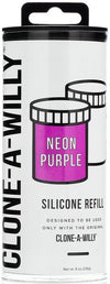Clone-A-Willy Silicone Refill (Neon Purple)-EL-CW-LNPR