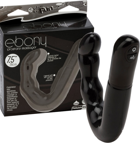 Ebony Prostate Massager (Black)