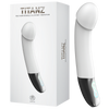 Rechargeable Silicone Vibrator (White)