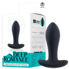 Vibrating Butt Plug with T-Bar Base (Black)