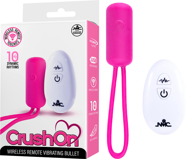 Wireless Remote Vibrating Bullet (Pink)-FVRQ005A00-027