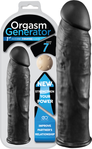 7" Orgasm Generator (Black)-FVSK005A00-010