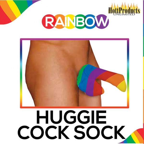Rainbow Pecker Huggie - Cock Sock-HP-2981