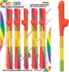 Rainbow Pecker Straws (10 Pack)