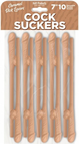 Cocksucker Reusable Straws (Caramel Colored)