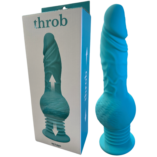 Throb Thrusting Vibrator (Teal)