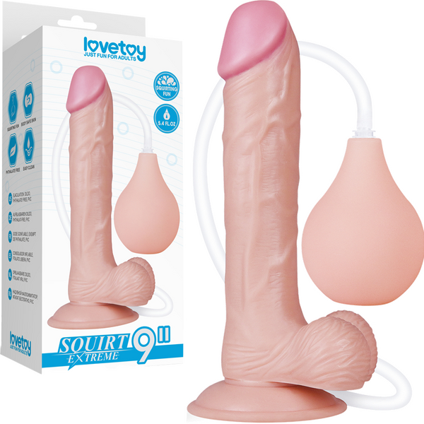 9 Squirt Extreme Dildo (Flesh)