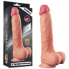10" Dual Layer Platinum Silicone Cock (Flesh)-LV411010