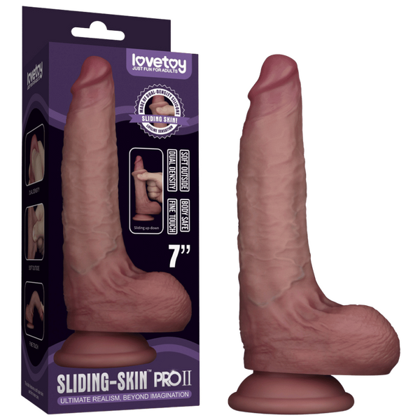 7'' Dual Layer Silicone Dong-LV417105